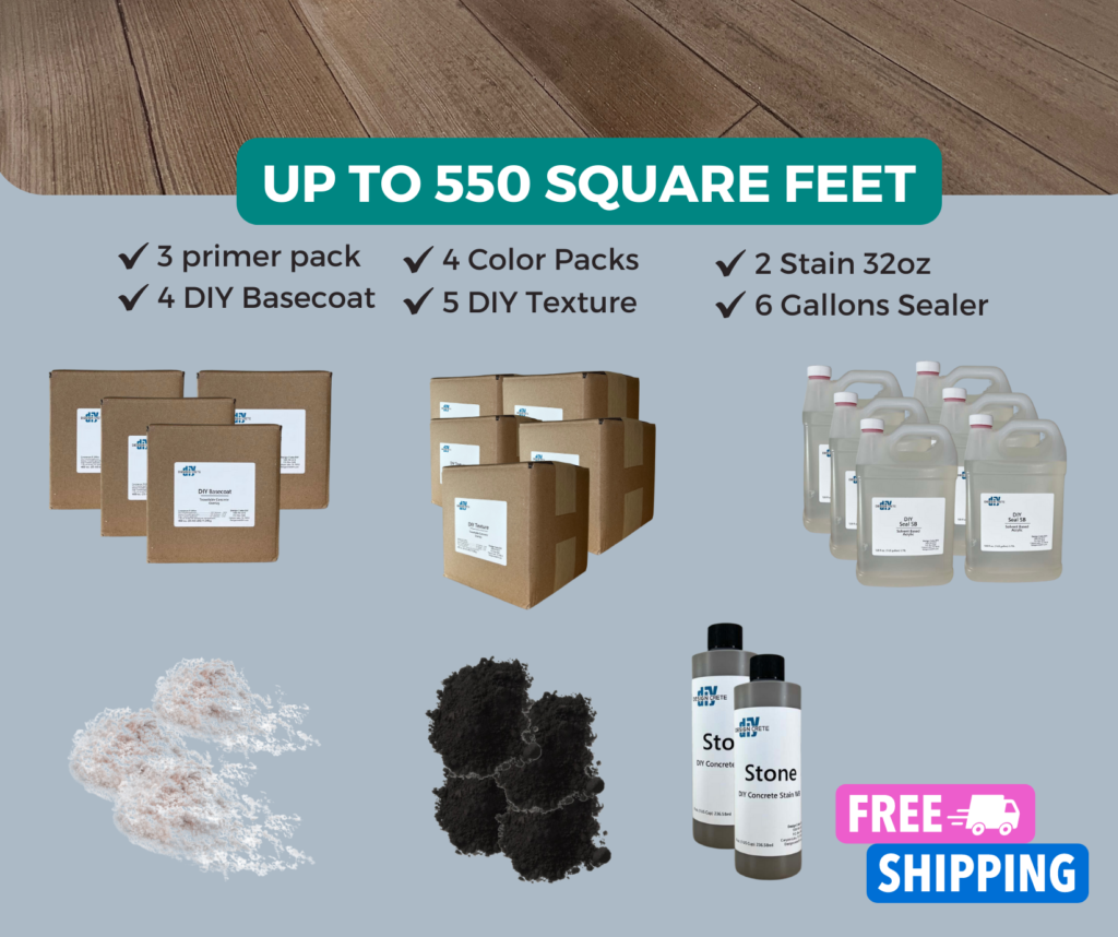 550 Square Foot – DesigncreteDIY